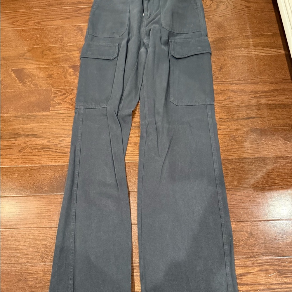Dark Gray Cargo Zara Pants